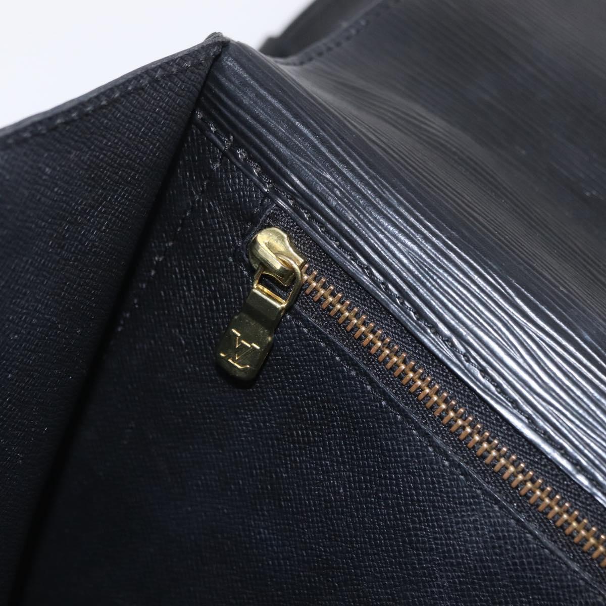LOUIS VUITTON Epi Monceau 28 Hand Bag Black M52122 LV Auth bs37487