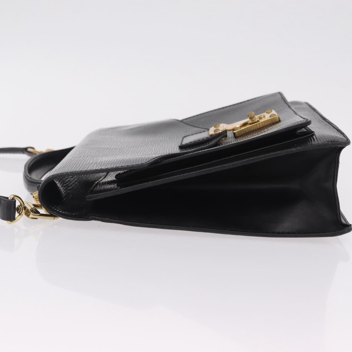 LOUIS VUITTON Epi Monceau 28 Hand Bag Black M52122 LV Auth bs37487
