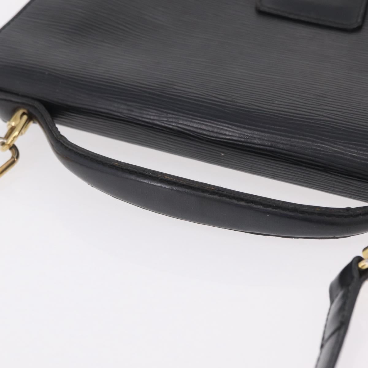 LOUIS VUITTON Epi Monceau 28 Hand Bag Black M52122 LV Auth bs37487