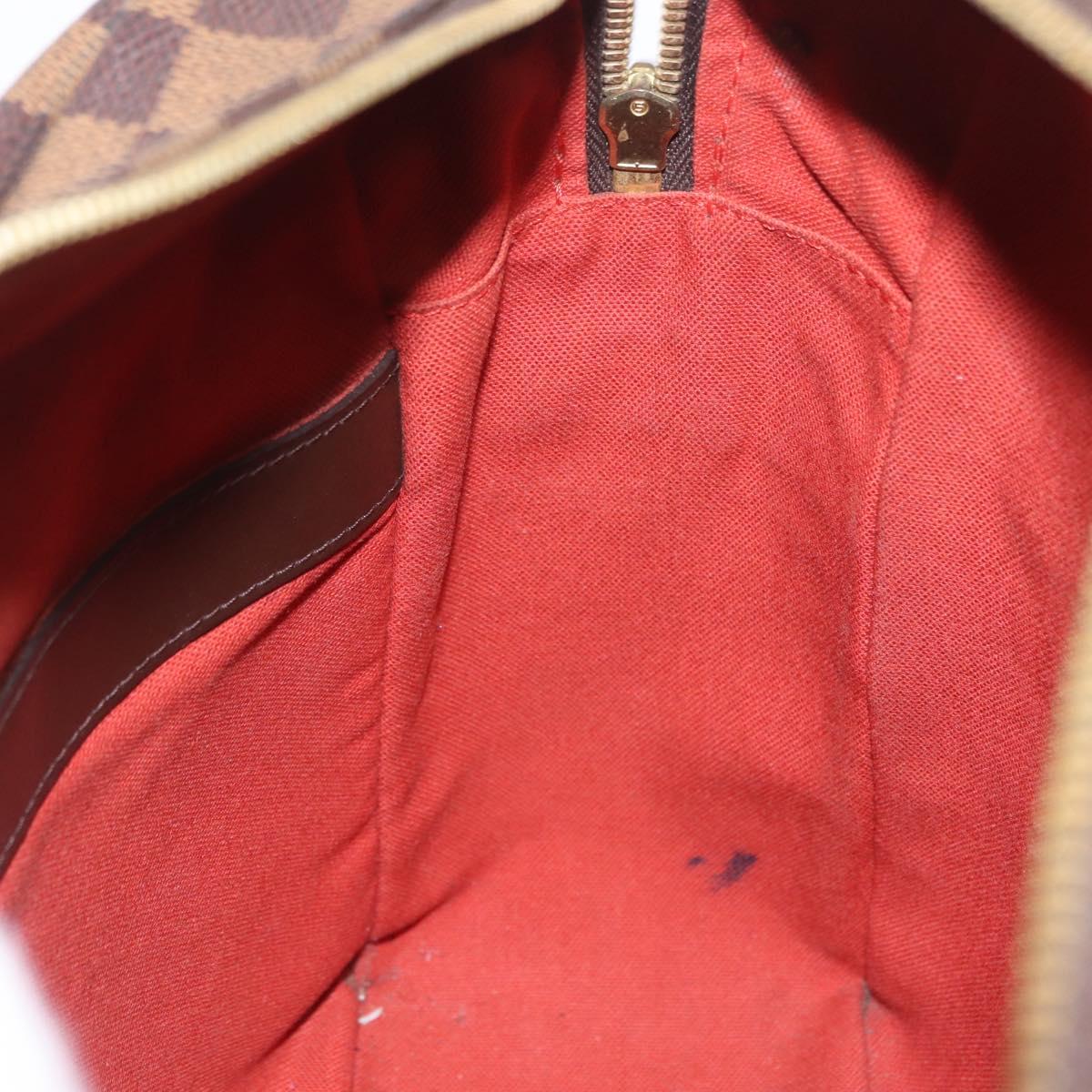LOUIS VUITTON Damier Ebene Naviglio Shoulder Bag N45255 LV Auth bs37506