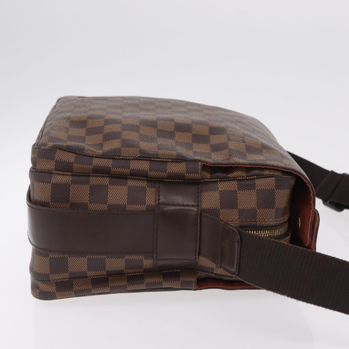 LOUIS VUITTON Damier Ebene Naviglio Shoulder Bag N45255 LV Auth bs37506
