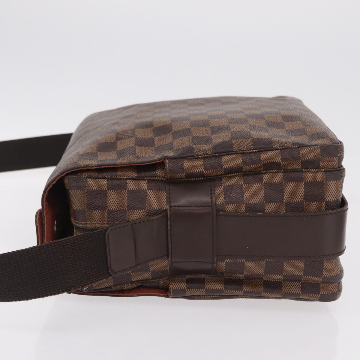 LOUIS VUITTON Damier Ebene Naviglio Shoulder Bag N45255 LV Auth bs37506