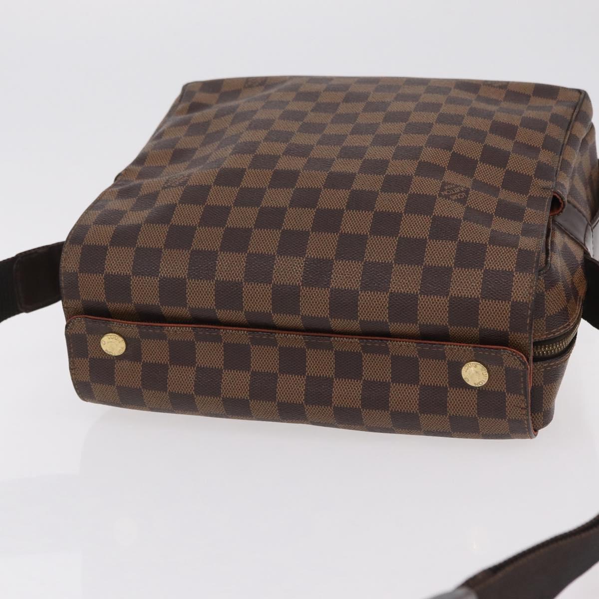 LOUIS VUITTON Damier Ebene Naviglio Shoulder Bag N45255 LV Auth bs37506