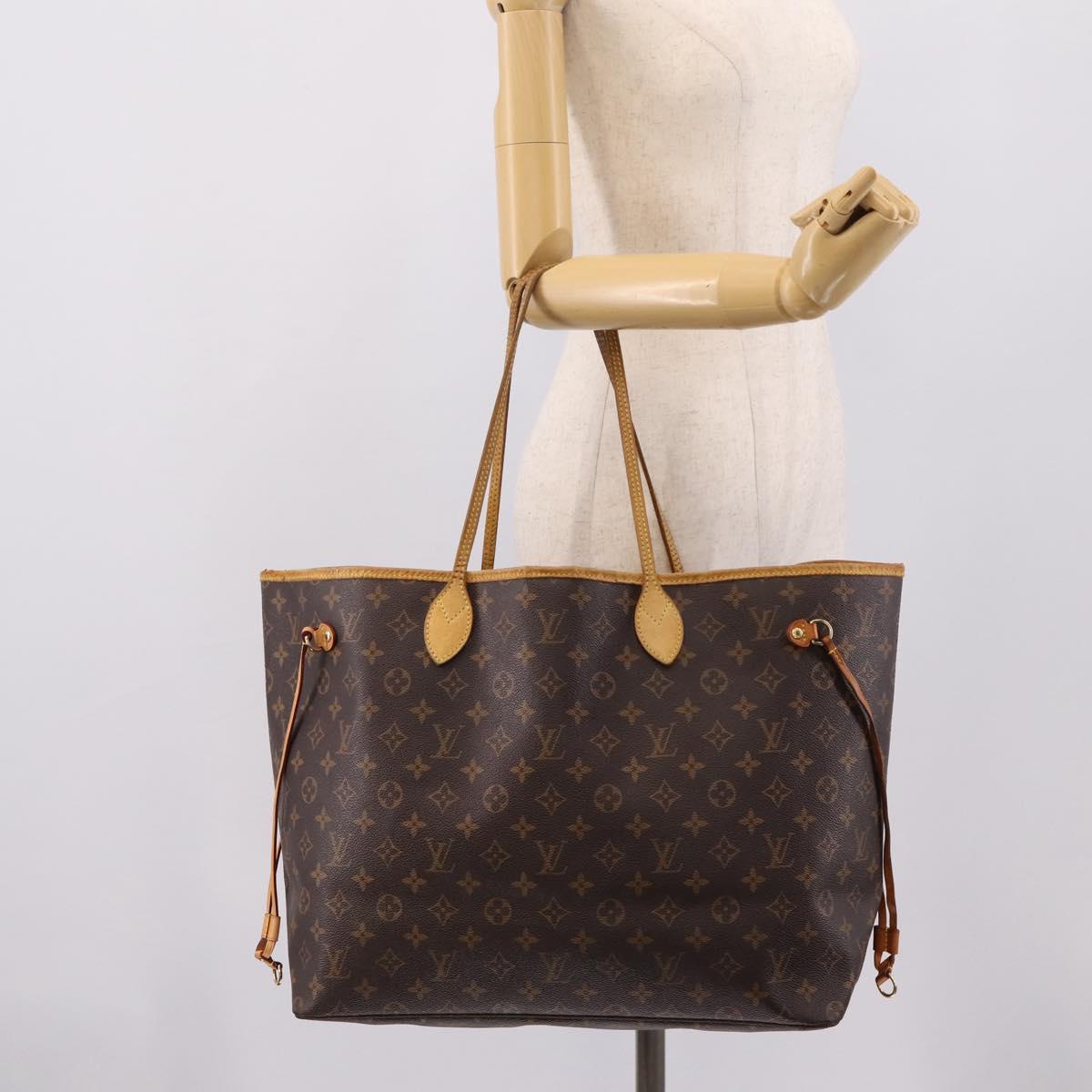 LOUIS VUITTON Monogram Neverfull GM Tote Bag M40157 LV Auth bs37514