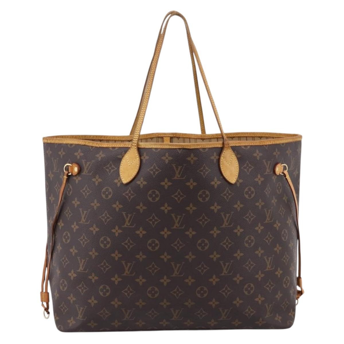 LOUIS VUITTON Monogram Neverfull GM Tote Bag M40157 LV Auth bs37514