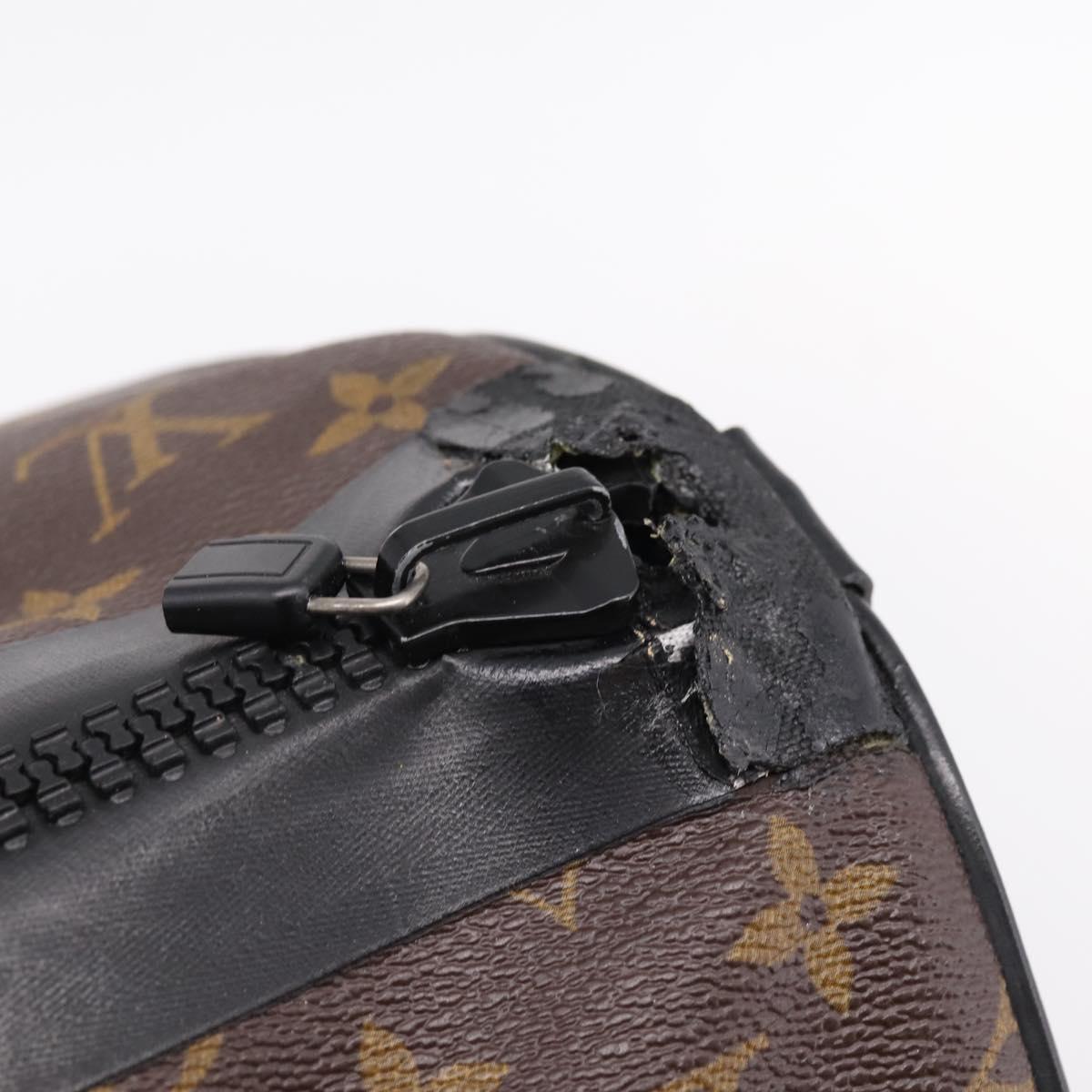 LOUIS VUITTON Waterproof Keepall Bandouliere55 Bag M41411 LV Auth bs37515