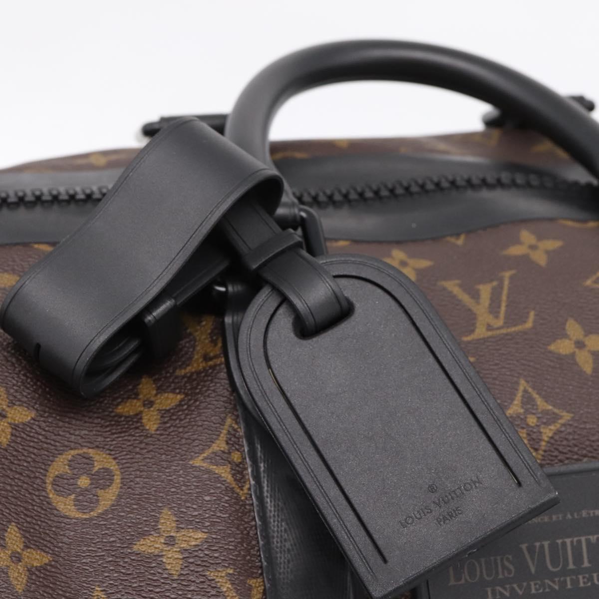 LOUIS VUITTON Waterproof Keepall Bandouliere55 Bag M41411 LV Auth bs37515