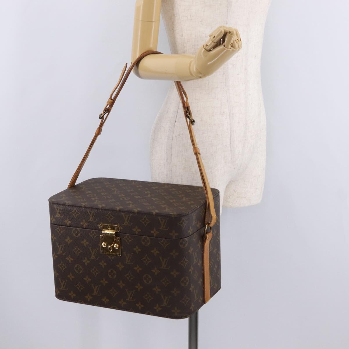LOUIS VUITTON Monogram Makeup Box Shoulder Bag LV Auth bs37521