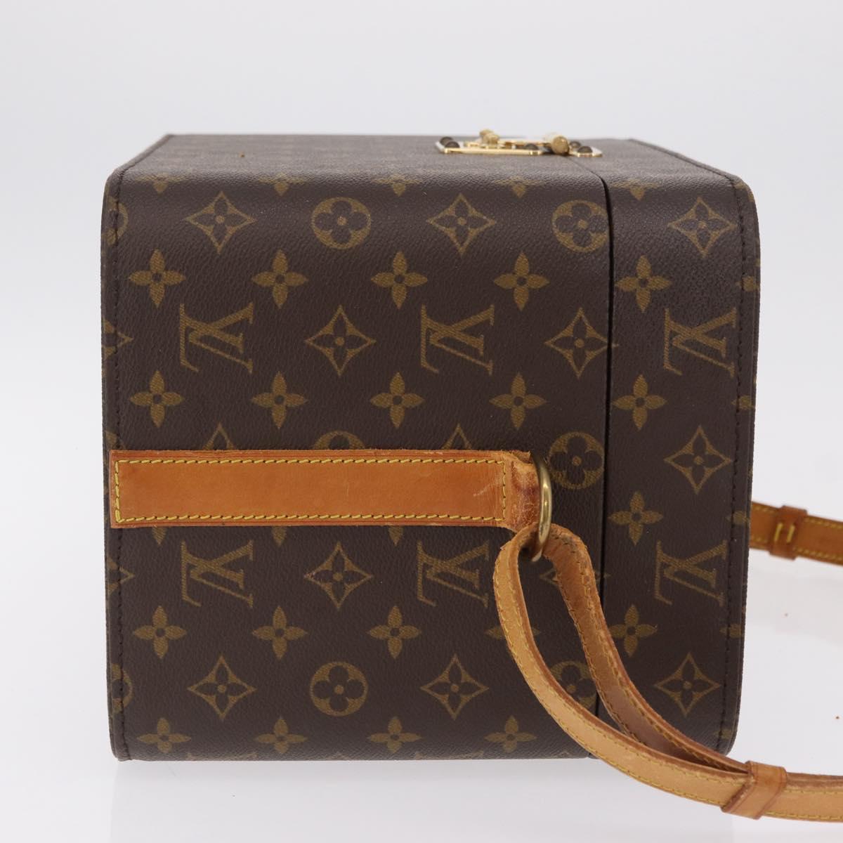 LOUIS VUITTON Monogram Makeup Box Shoulder Bag LV Auth bs37521