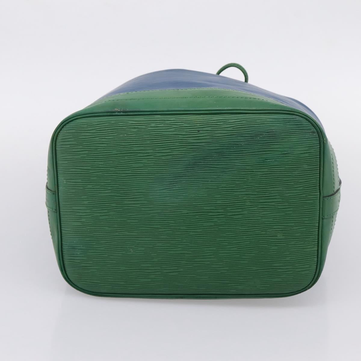 LOUIS VUITTON Epi Noe Shoulder Bag Bicolor Green Blue M44044 LV Auth bs37535