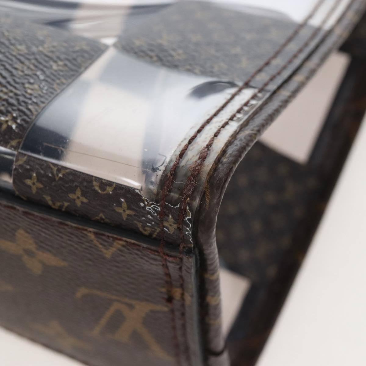 LOUIS VUITTON Monogram Chess Sac Plat Hand Bag 2way M20866 LV Auth bs37539A