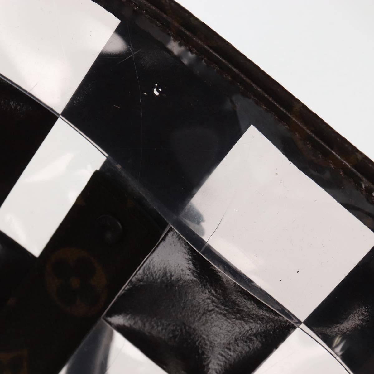 LOUIS VUITTON Monogram Chess Sac Plat Hand Bag 2way M20866 LV Auth bs37539A