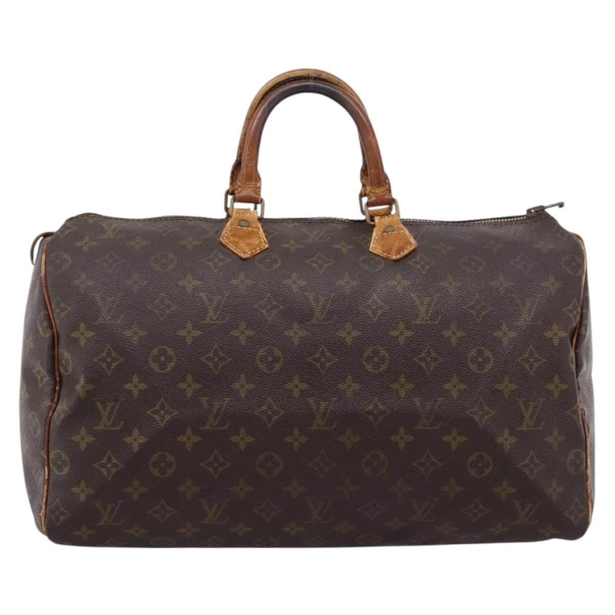 LOUIS VUITTON Monogram Speedy 40 Hand Bag M41522 LV Auth bs37551