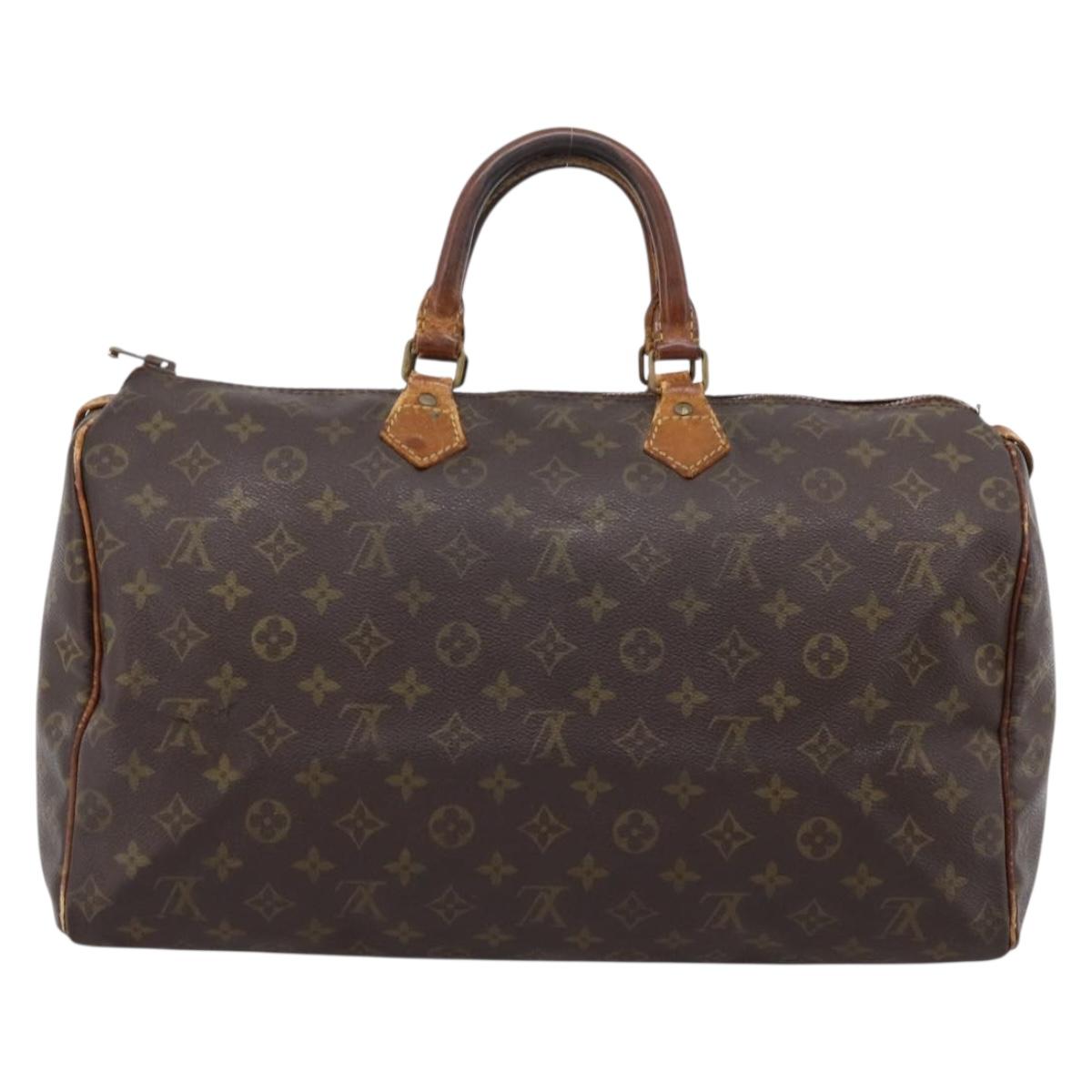 LOUIS VUITTON Monogram Speedy 40 Hand Bag M41522 LV Auth bs37551