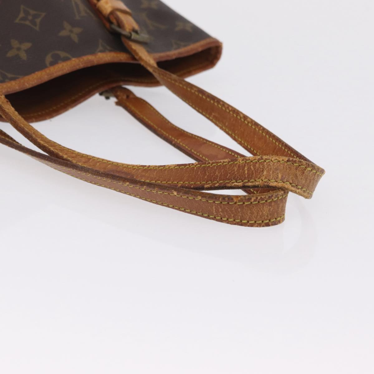 LOUIS VUITTON Monogram Bucket GM Shoulder Bag M42236 LV Auth bs37556