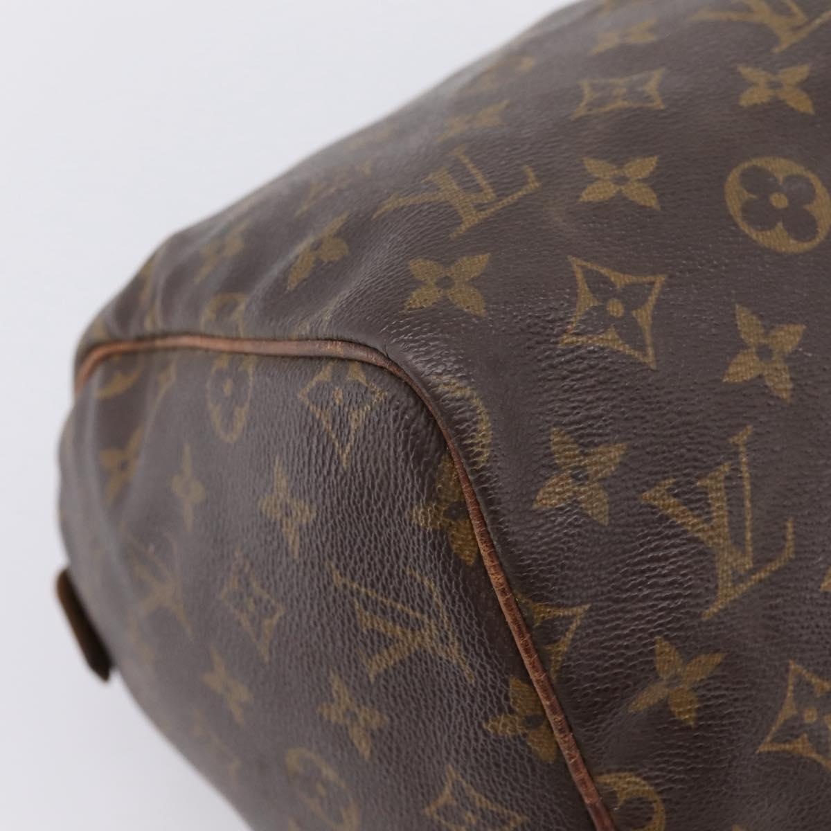 LOUIS VUITTON Monogram Speedy 30 Hand Bag M41526 LV Auth bs37558