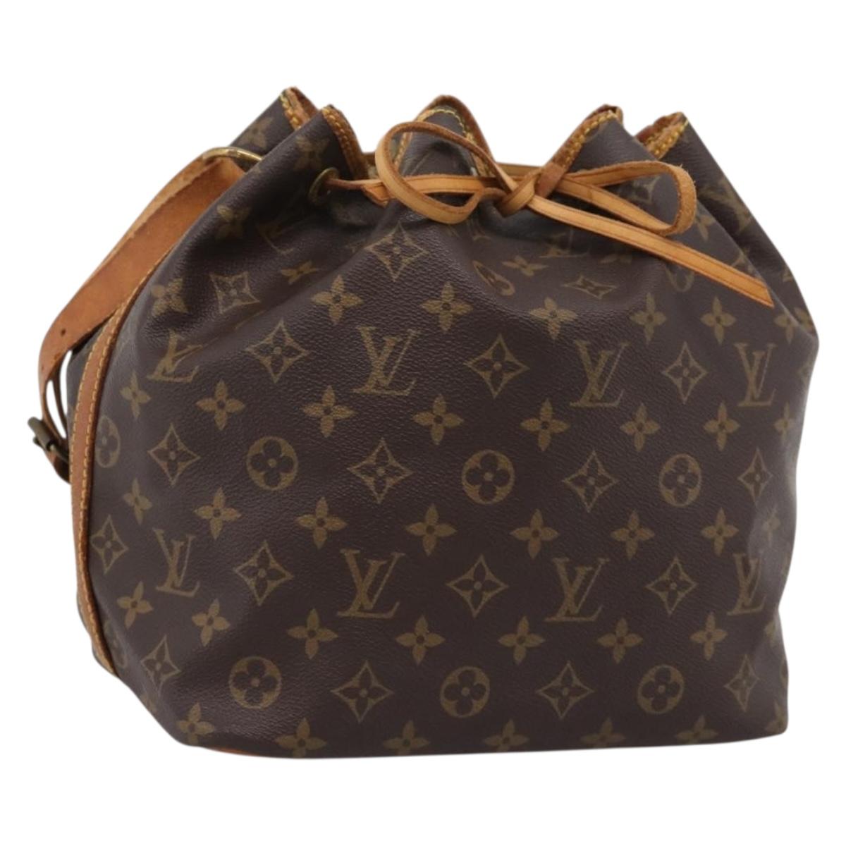 LOUIS VUITTON Monogram Petit Noe Shoulder Bag M42226 LV Auth bs37572