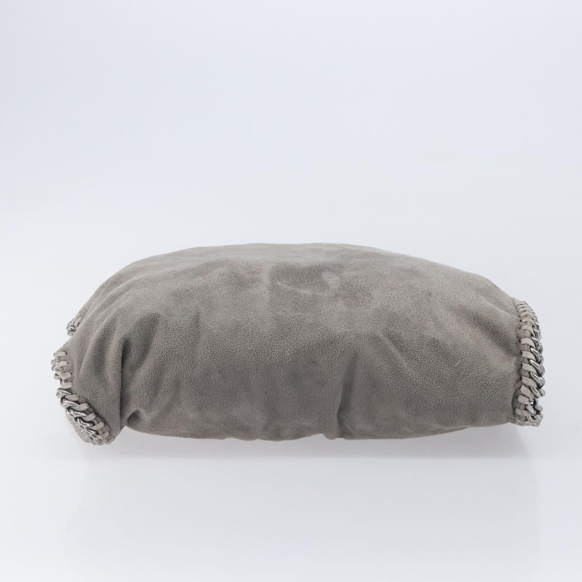 Stella McCartney Falabella Bag polyester Gray Silver 234387 Auth bs37579