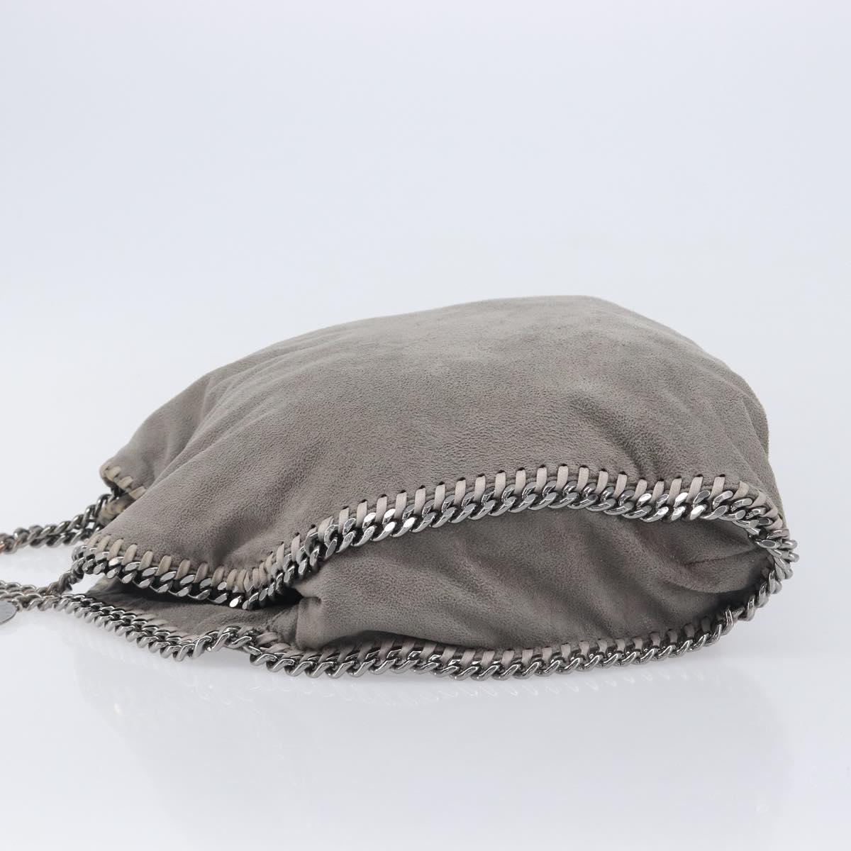 Stella McCartney Falabella Bag polyester Gray Silver 234387 Auth bs37579