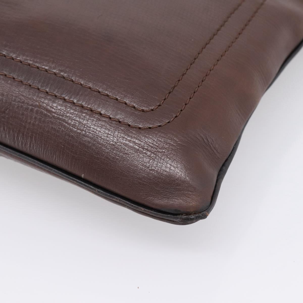 LOUIS VUITTON Utah Sac Plat Shoulder Bag Brown M92073 LV Auth bs37598