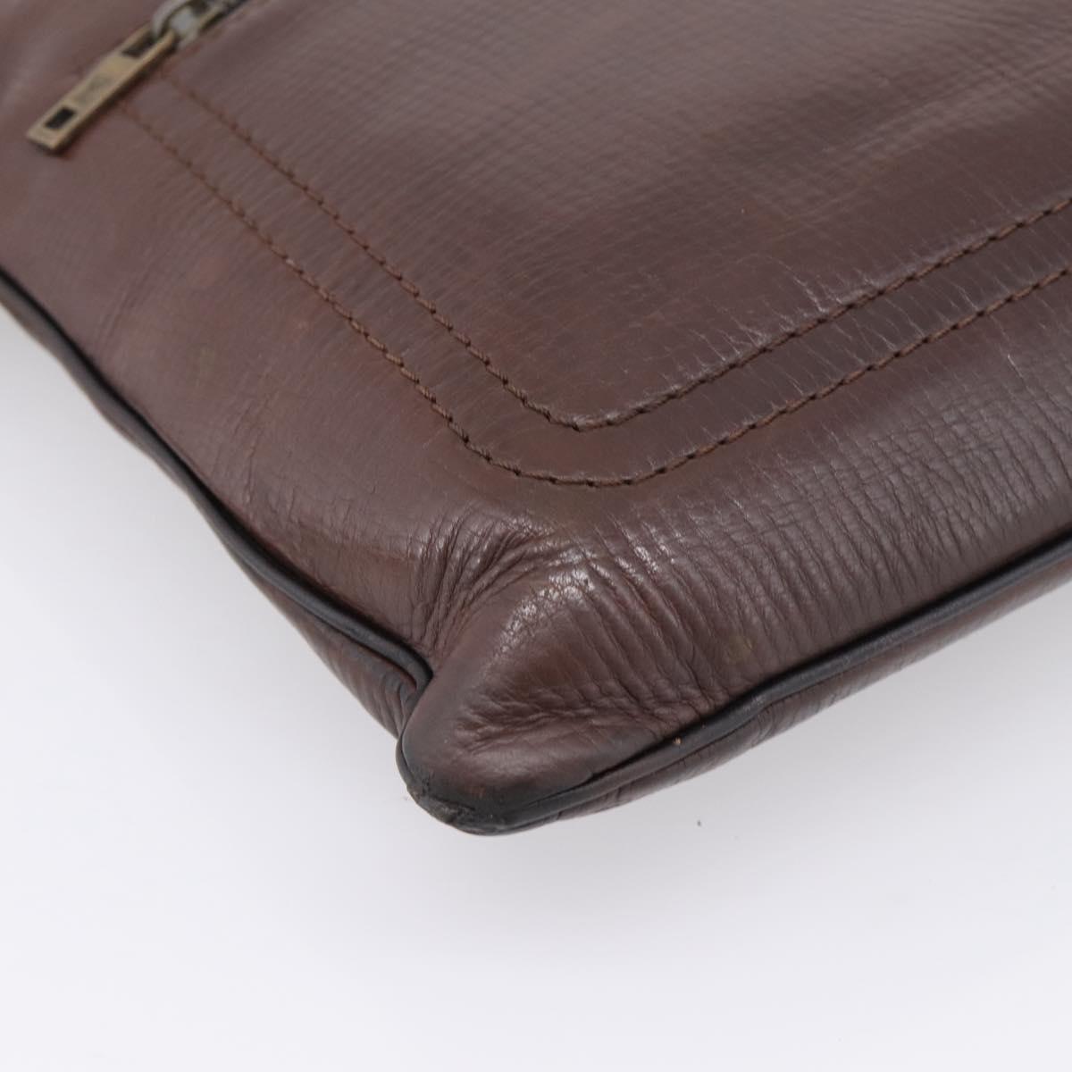 LOUIS VUITTON Utah Sac Plat Shoulder Bag Brown M92073 LV Auth bs37598