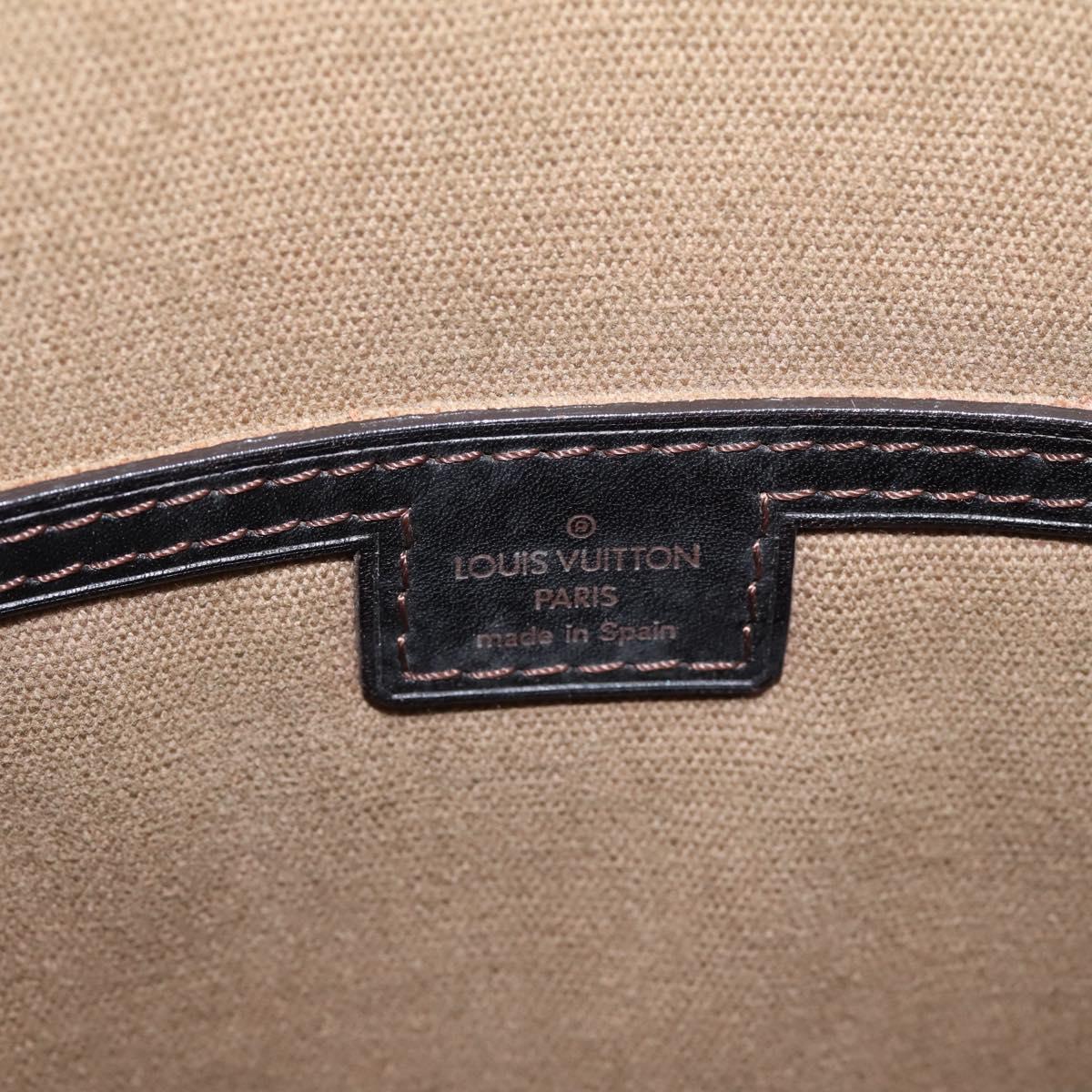 LOUIS VUITTON Utah Sac Plat Shoulder Bag Brown M92073 LV Auth bs37598