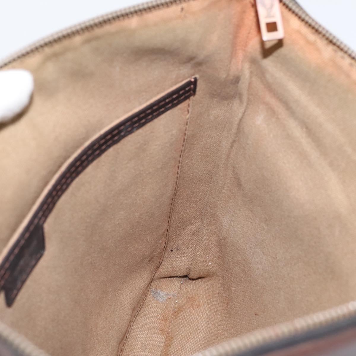 LOUIS VUITTON Utah Sac Plat Shoulder Bag Brown M92073 LV Auth bs37598