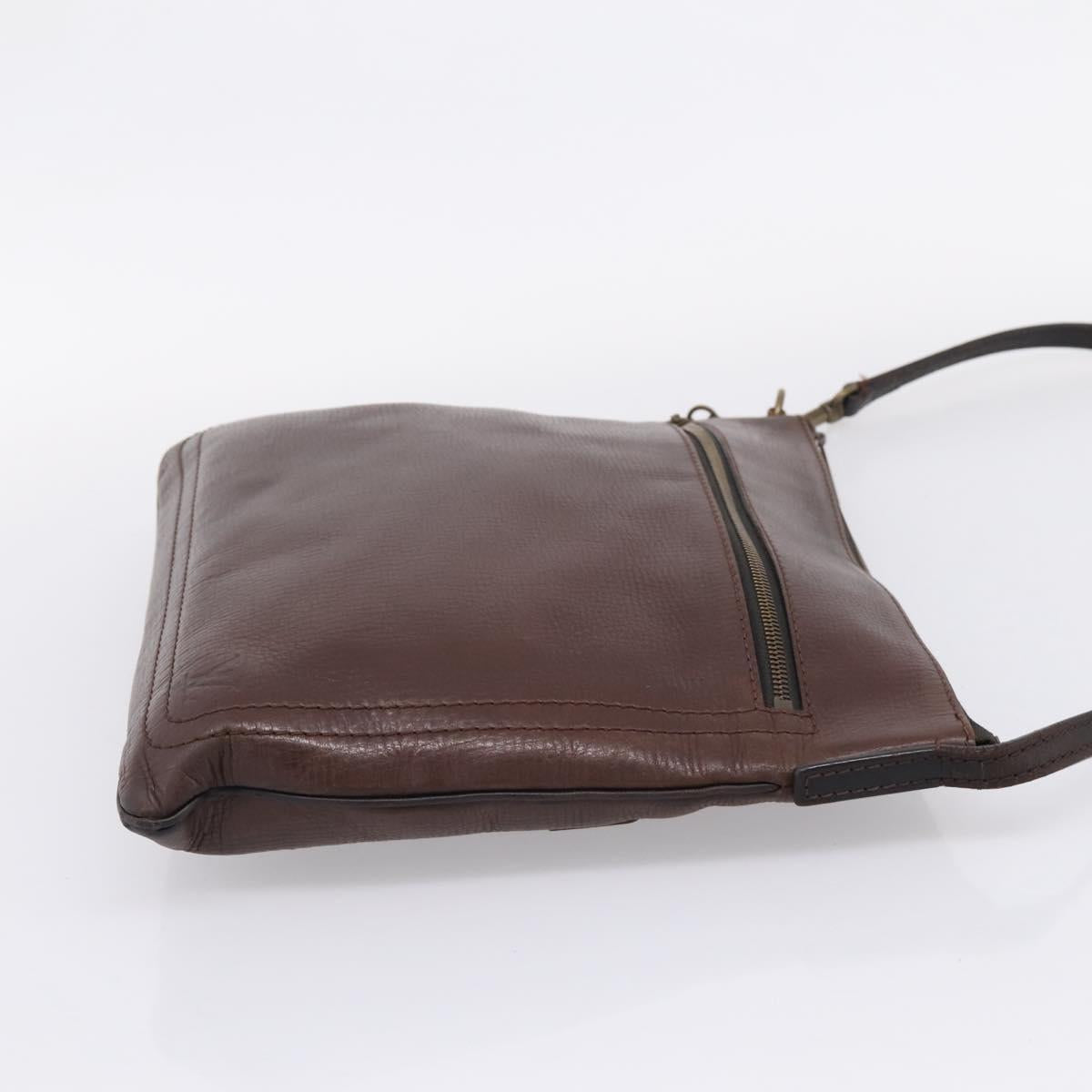 LOUIS VUITTON Utah Sac Plat Shoulder Bag Brown M92073 LV Auth bs37598