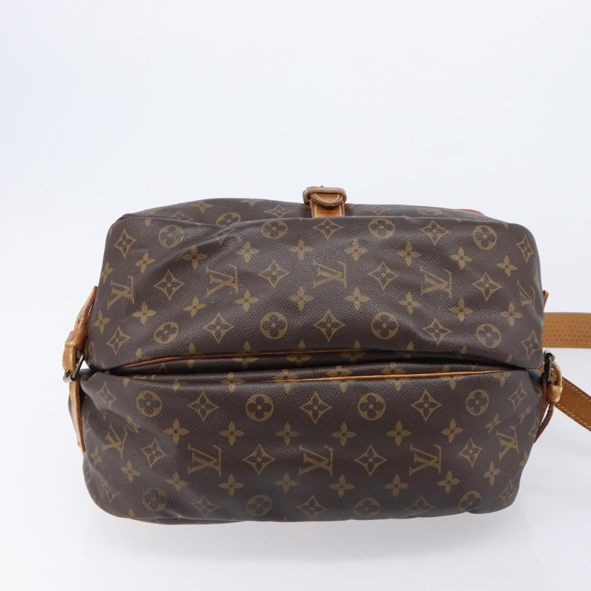 LOUIS VUITTON Monogram Saumur 35 Shoulder Bag M42254 LV Auth bs37607