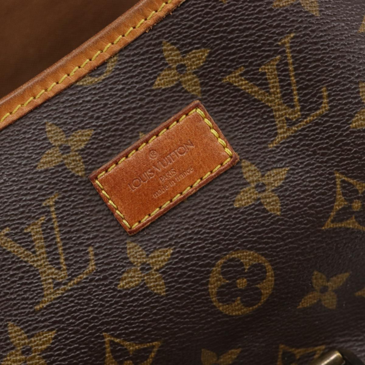 LOUIS VUITTON Monogram Saumur 35 Shoulder Bag M42254 LV Auth bs37607