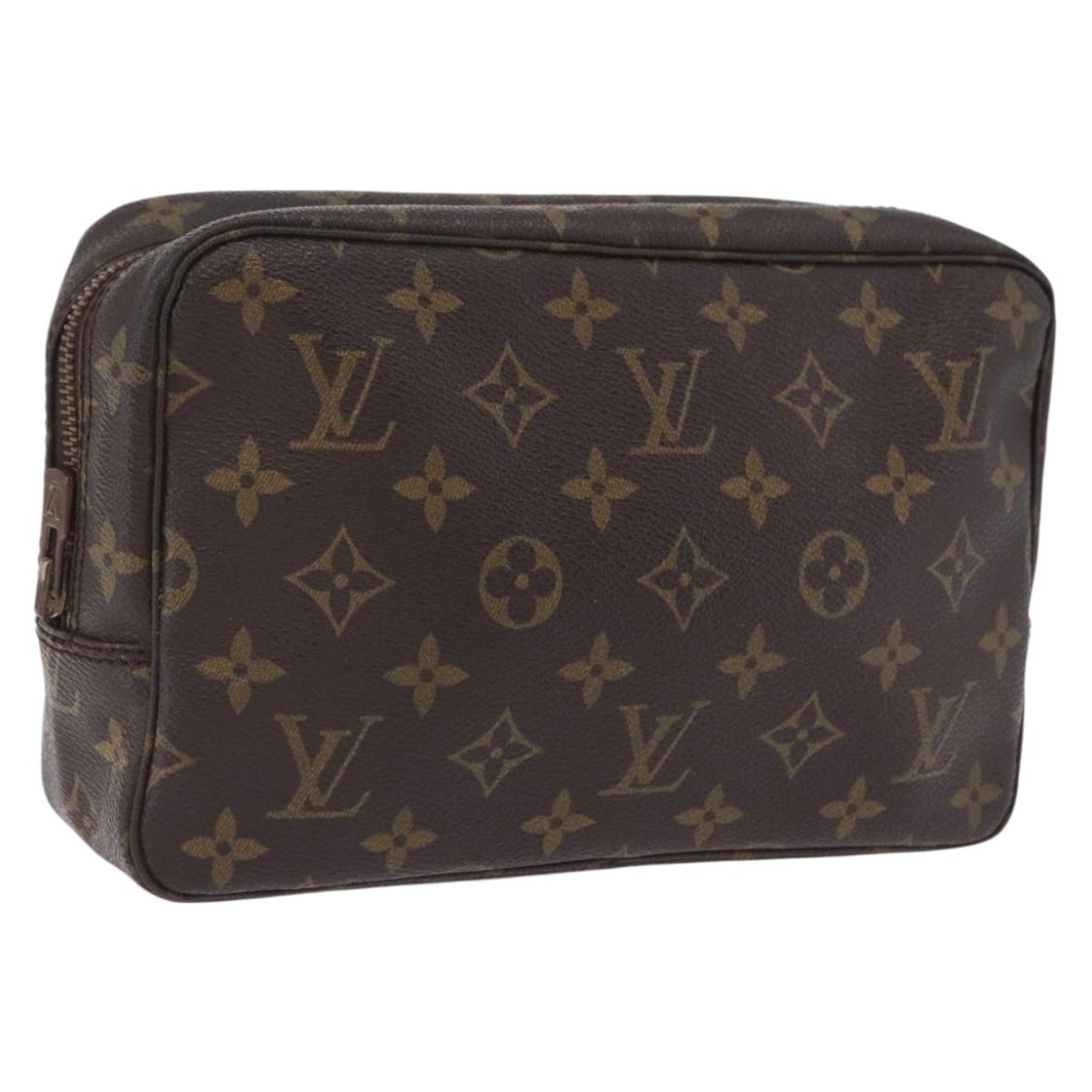 LOUIS VUITTON Monogram Trousse Toilette 23 Clutch Bag M47524 LV Auth bs37609