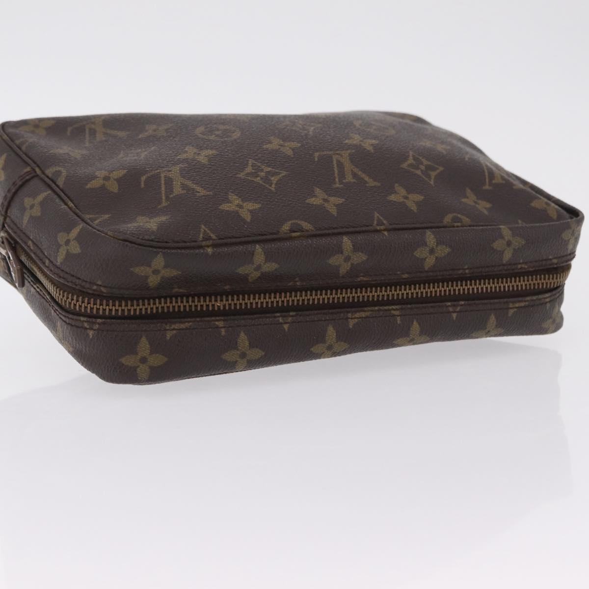 LOUIS VUITTON Monogram Trousse Toilette 23 Clutch Bag M47524 LV Auth bs37609