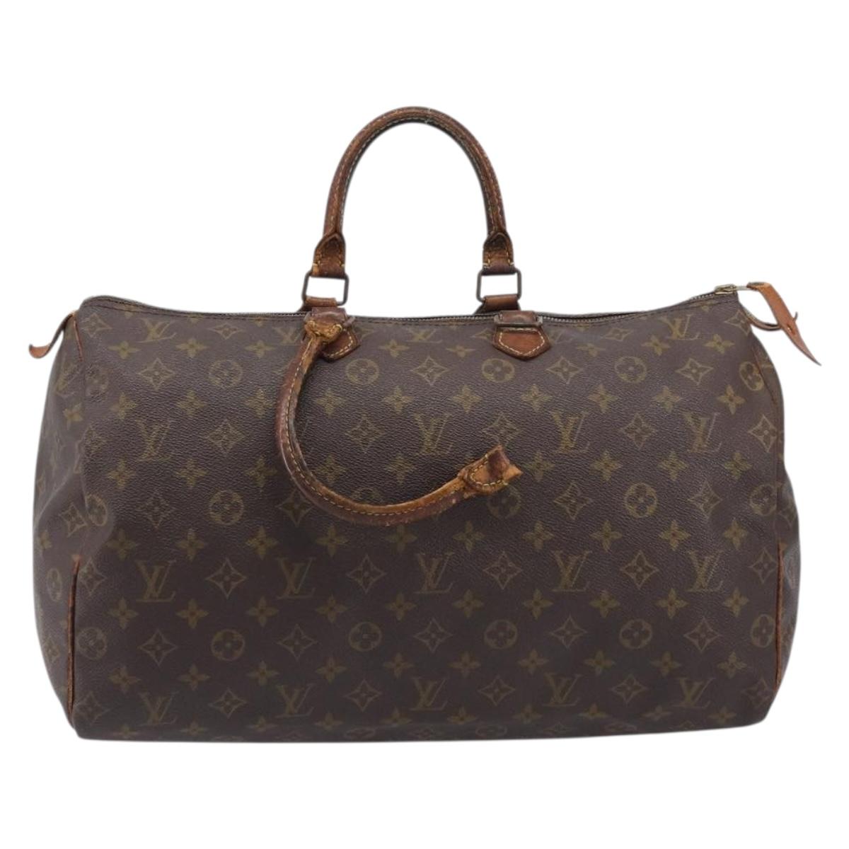 LOUIS VUITTON Monogram Speedy 40 Hand Bag M41522 LV Auth bs37634