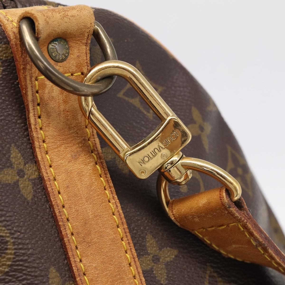 LOUIS VUITTON Monogram Keepall Bandouliere 60 Boston Bag M41412 LV Auth bs37648
