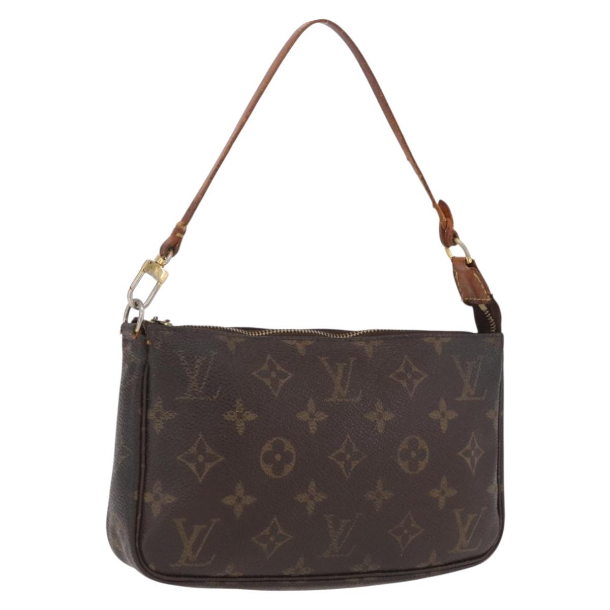 LOUIS VUITTON Monogram Pochette Accessoires Pouch M51980 LV Auth bs37682