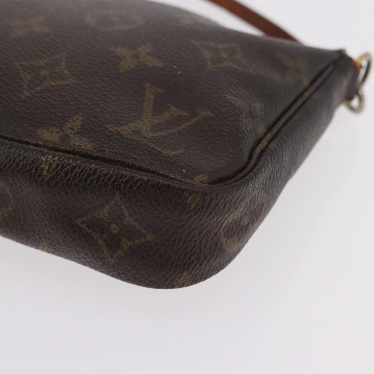 LOUIS VUITTON Monogram Pochette Accessoires Pouch M51980 LV Auth bs37682