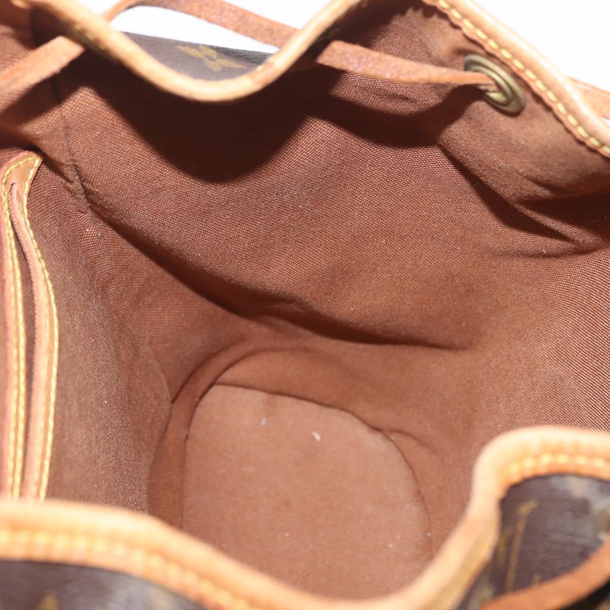 LOUIS VUITTON Monogram Montsouris MM Backpack M51136 LV Auth bs37688