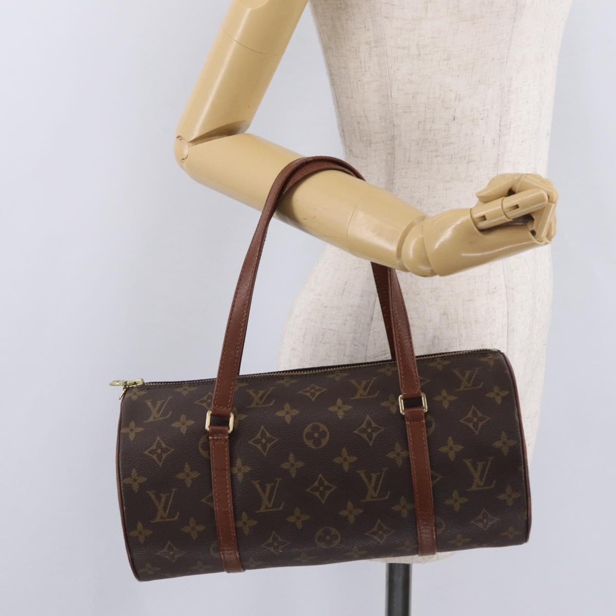 LOUIS VUITTON Monogram Papillon 30 Hand Bag M51365 LV Auth bs37694