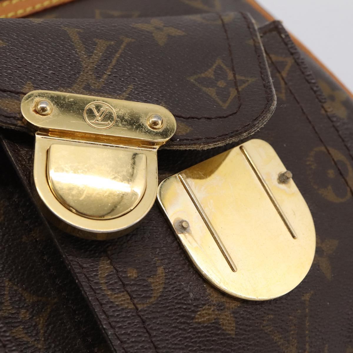 LOUIS VUITTON Monogram Hudson GM Shoulder Bag M40045 LV Auth bs37699