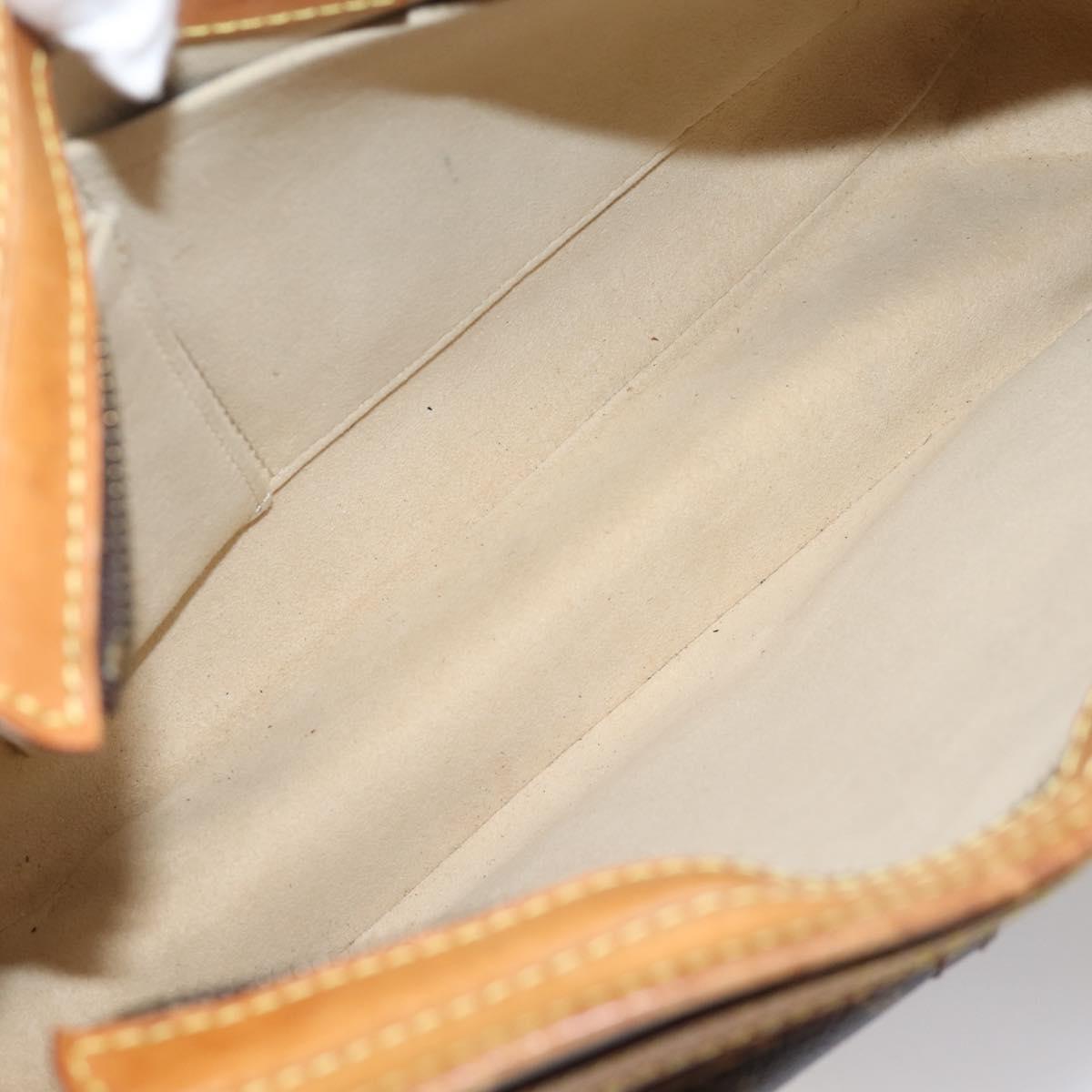 LOUIS VUITTON Monogram Hudson GM Shoulder Bag M40045 LV Auth bs37699