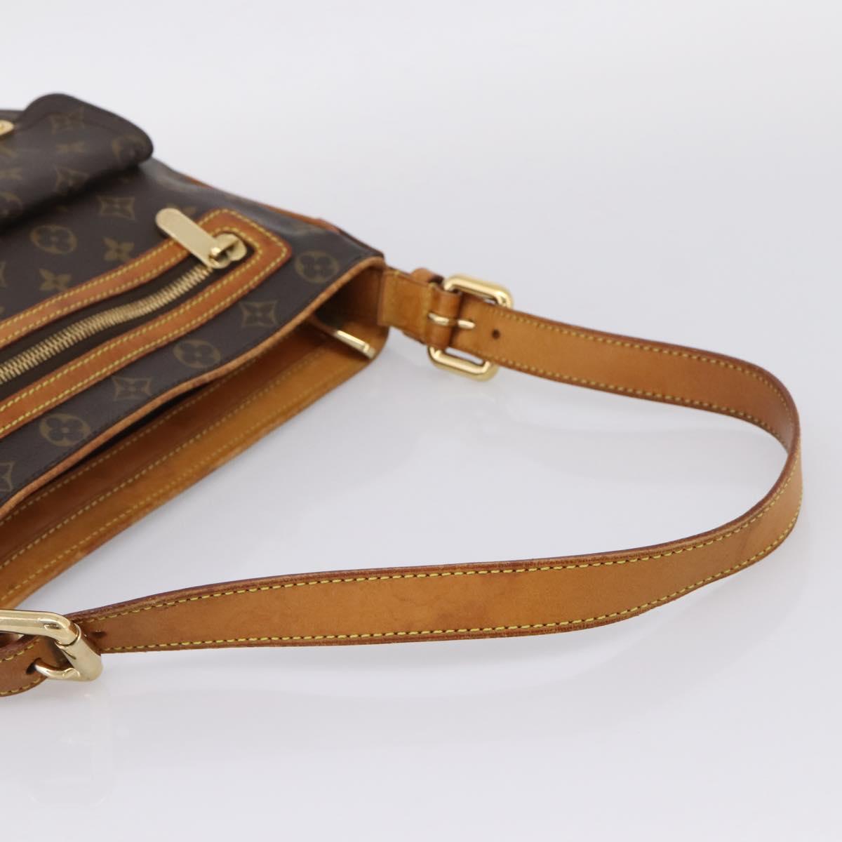 LOUIS VUITTON Monogram Hudson GM Shoulder Bag M40045 LV Auth bs37699