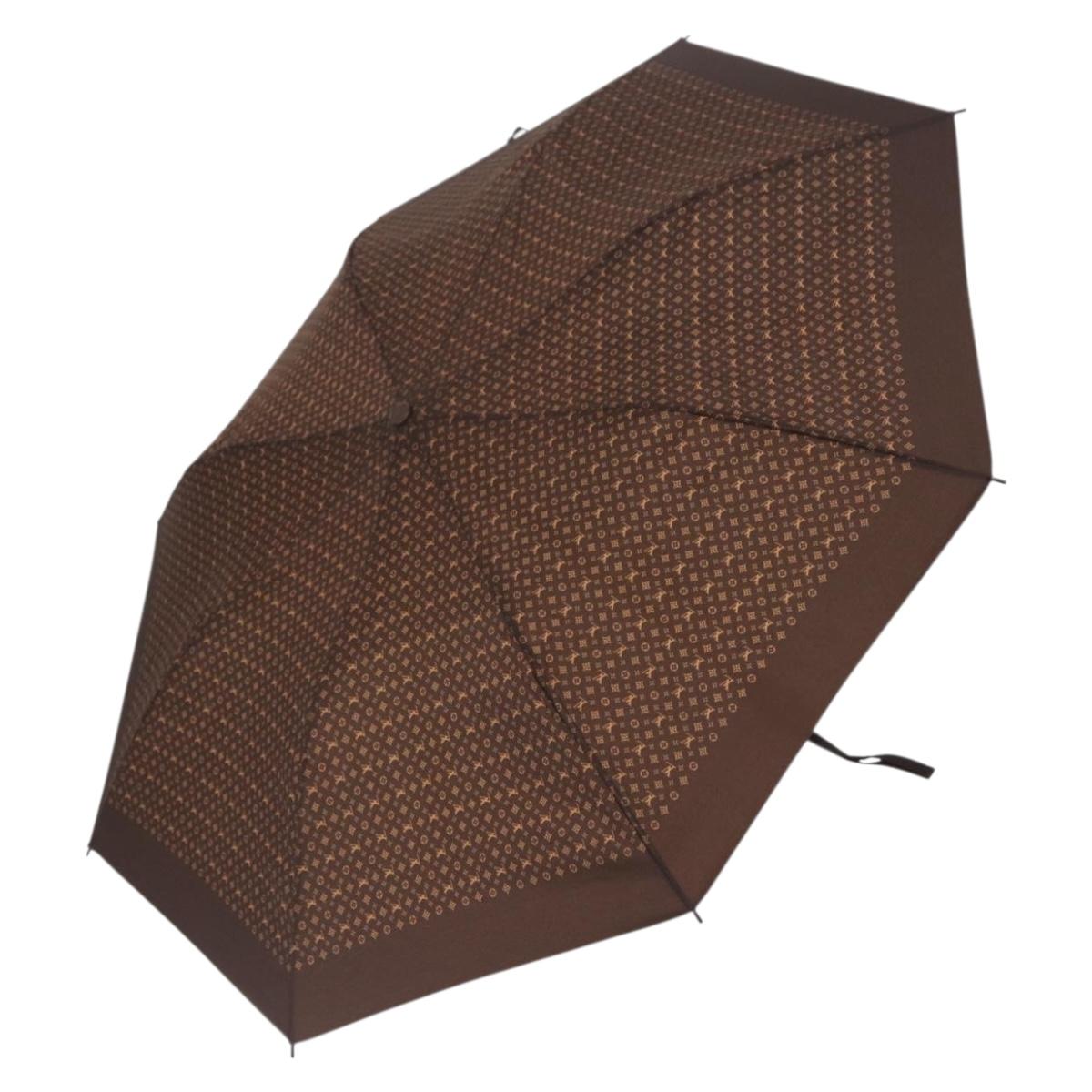 LOUIS VUITTON Monogram Folding Umbrella LV Auth bs37723