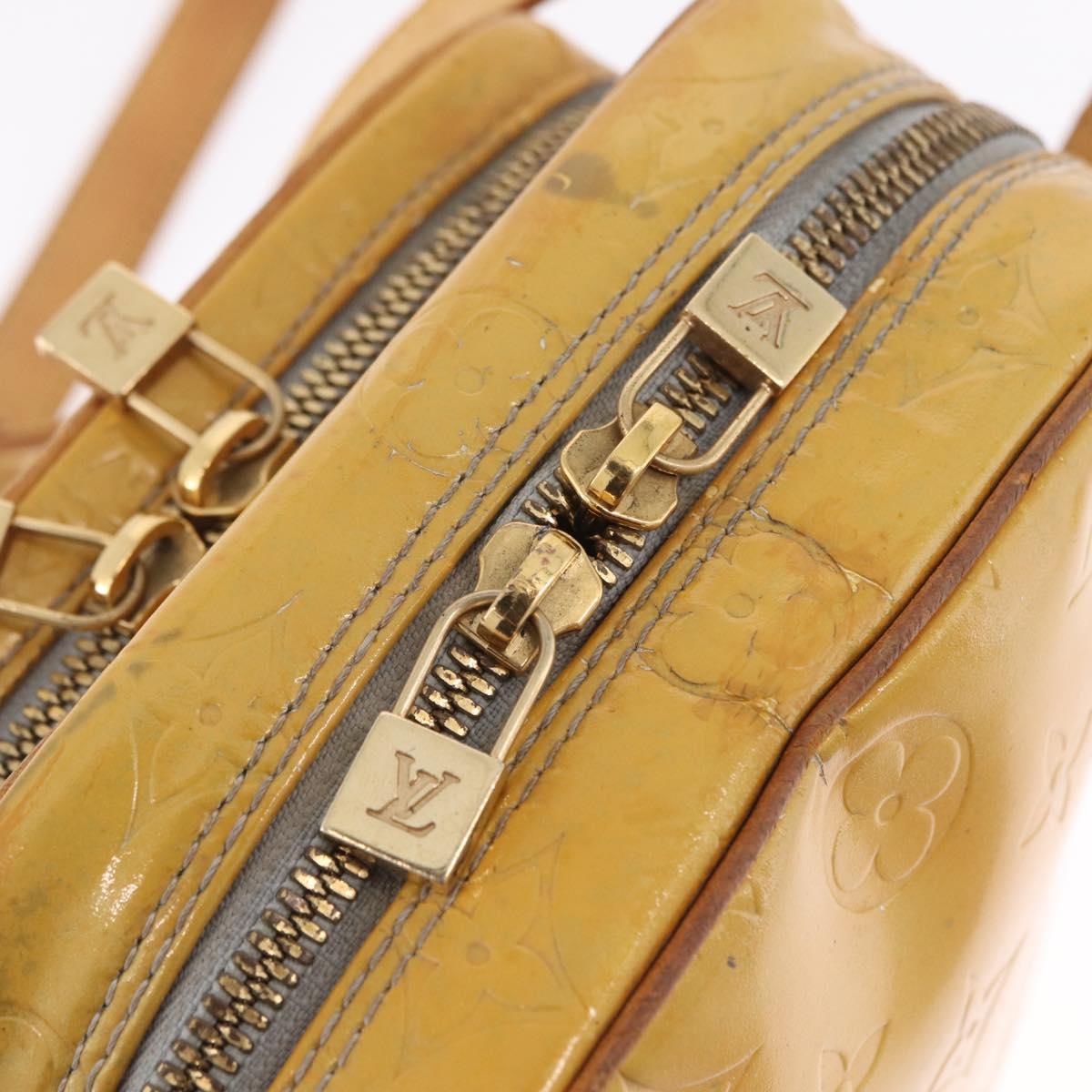 LOUIS VUITTON Monogram Vernis Wooster Shoulder Bag Gris M91036 LV Auth bs37759
