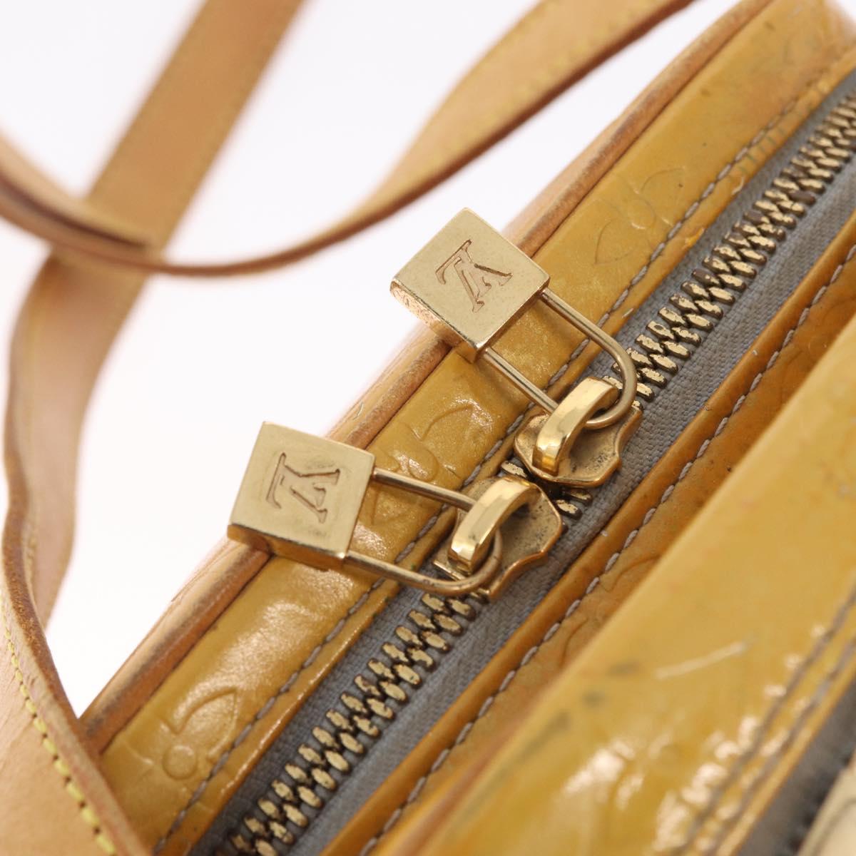 LOUIS VUITTON Monogram Vernis Wooster Shoulder Bag Gris M91036 LV Auth bs37759