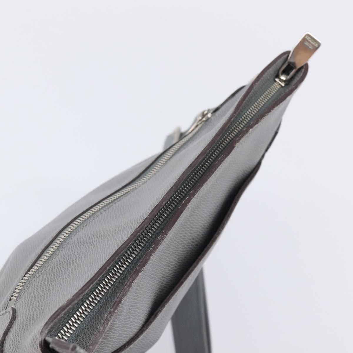 LOUIS VUITTON Taiga Sasha Shoulder Bag Gray M32630 LV Auth bs37771