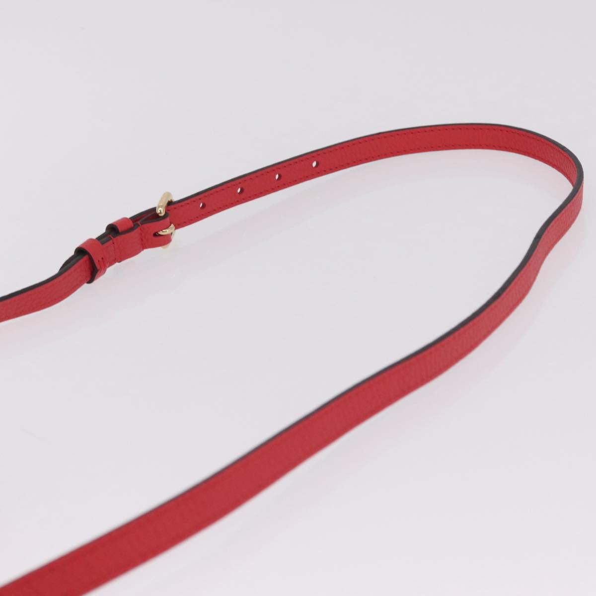 LOUIS VUITTON Parnasea Volta Hand Bag Leather Red M50287 LV Auth bs37780V