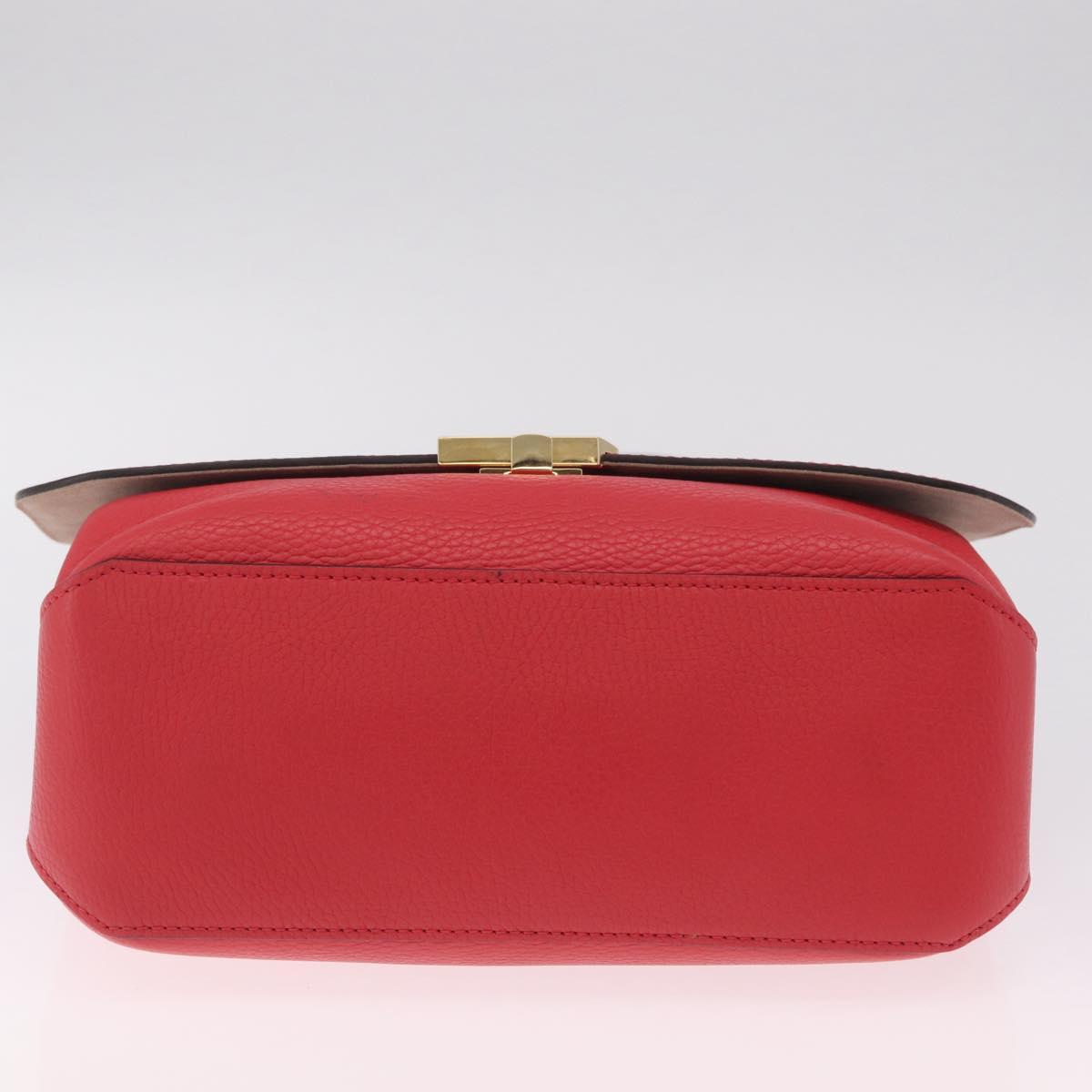 LOUIS VUITTON Parnasea Volta Hand Bag Leather Red M50287 LV Auth bs37780V