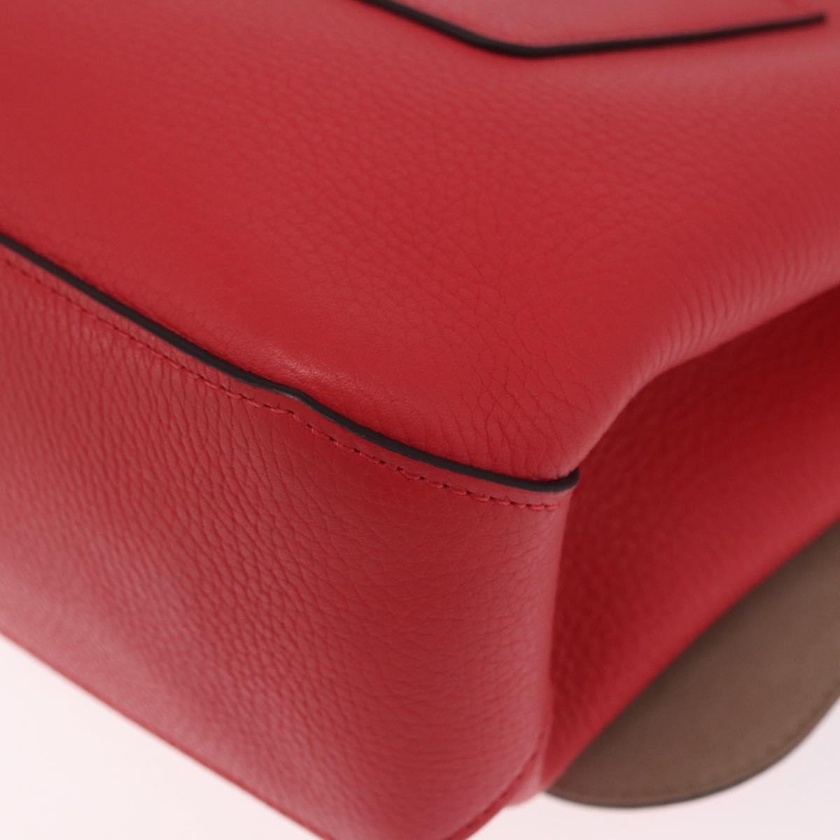 LOUIS VUITTON Parnasea Volta Hand Bag Leather Red M50287 LV Auth bs37780V