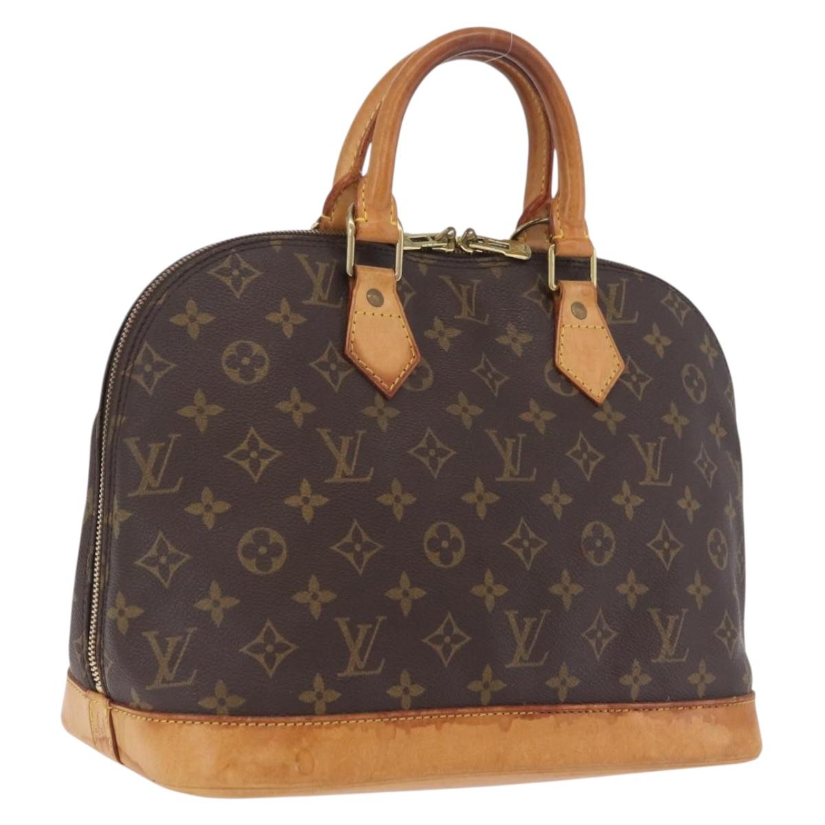 LOUIS VUITTON Monogram Alma Hand Bag M51130 LV Auth bs37810
