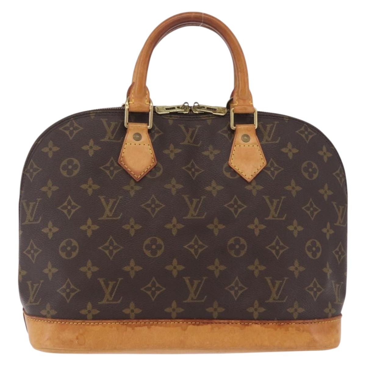 LOUIS VUITTON Monogram Alma Hand Bag M51130 LV Auth bs37810